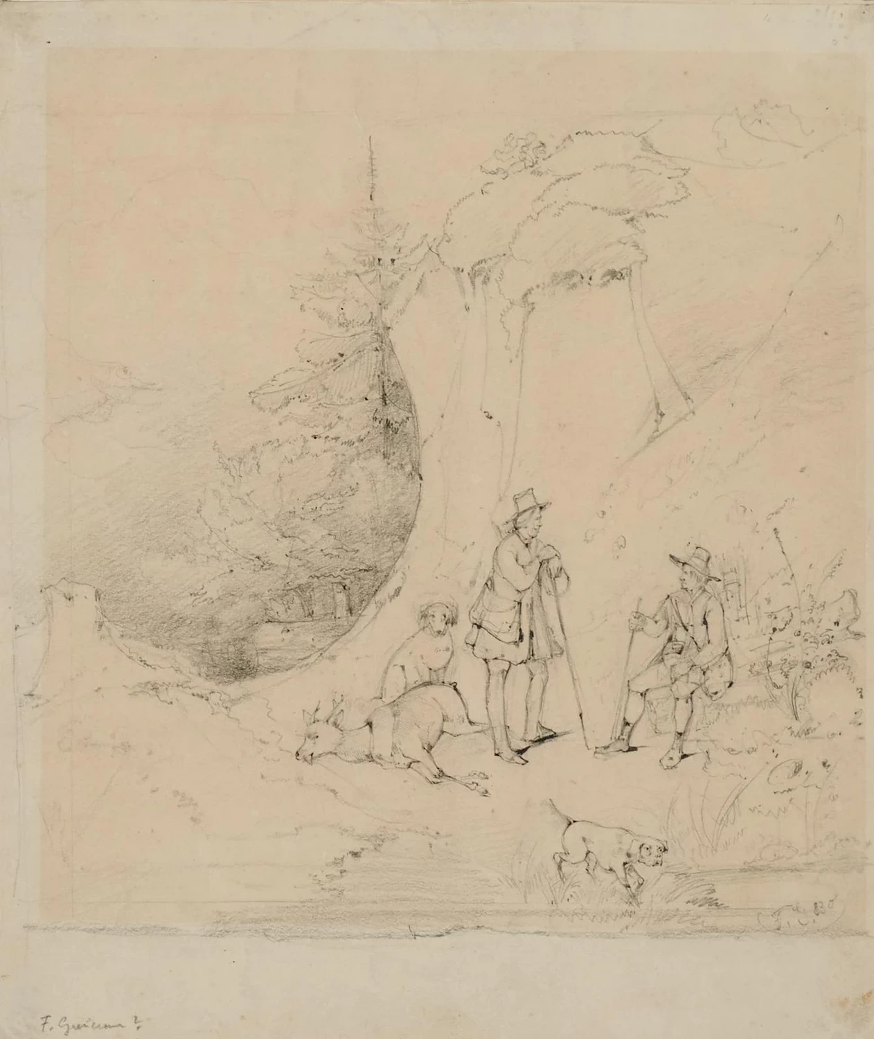 Successo nella caccia, 1830